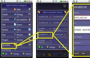 SwiP - et gratis alternativ til Tasker for Android Tasker-profileksempler